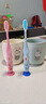 舒客宝贝儿童牙刷套装护齿软毛小刷头2-3-6-16岁底部带吸盘4支装颜色随机 实拍图
