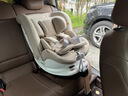 好孩子（gb）安全舱1号S婴儿8系高速儿童360旋转汽车安全座椅0-7岁 奶昔白 实拍图