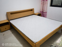 图柔【顺丰闪发】床实木床现代简约双人床主卧大床单人床出租床 单床+5CM床垫+床头柜*1个 1.5*2米 框架结构 实拍图