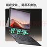 毕亚兹 适用微软surface蓝牙键盘Pro4/5/6/7无线笔记本键盘盖平板电脑8/9/X触控二合一七彩背光超纤摩卡 实拍图