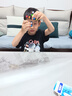 soumade磁力发光指尖陀螺手工DIY旋转迷你魔方积木拼装玩具儿童生日礼物 实拍图