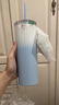 星巴克（Starbucks）蓝色薯条杯不锈钢吸管保温保冷杯泡茶水杯子女女神节礼物 实拍图