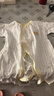 贝瑞加（Babyprints）新生儿连体衣2件装婴儿纯棉内衣薄款四季爬服柔软宝宝哈衣 黄52 实拍图