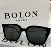 BOLON暴龙眼镜林一同款墨镜男款方框太阳镜女偏光镜防晒近视定制BL3203 【明星同款】C10 亮黑色-偏光 实拍图