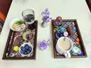 波西米亚风托盘茶盘异域客厅桌面水杯首饰玄关家用木质皮革收纳盘 金太阳花【托盘20*30】超实惠 实拍图