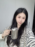 嘉特（GiNT）纯钛马克杯儿童保温杯女高颜值2026新款手冲咖啡杯办公水杯带杯盖 实拍图