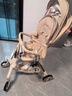 丸丫T6-2遛娃神器高景观婴儿推车可坐可躺轻便折叠可换向香槟金PLUS 实拍图