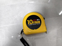 得力(deli)10m锁定功能钢卷尺 木工尺装修测量尺子 办公用品 8210 黄 实拍图
