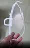 奥克云透明口罩餐饮专用透气食品级卫生塑料厨房食堂厨师防雾防飞沫口水 实拍图