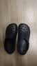 名创优品（MINISO）洞洞鞋男夏季外穿沙滩凉鞋防滑厚底踩屎感包头凉拖鞋黑色42-43 实拍图