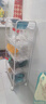京东京造 厨房置物架 落地收纳柜调料餐边碗橱柜储物蔬菜小推车 白色 5层 实拍图