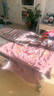 富安娜家纺四件套 高档提花套件纯棉床单四件套送礼 泽蒙 203*229cm 粉色 实拍图
