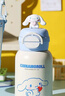 杯具熊（BEDDYBEAR）开口笑双饮盖儿童保温杯带吸管水杯316钢大容量保温壶600ML大耳狗 实拍图