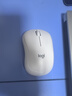 罗技（Logitech）M221 轻音鼠标 无线鼠标 办公鼠标 对称鼠标 带无线微型接收器 米白色 实拍图