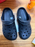 卡骆驰（CROCS）贝雅洞洞鞋男鞋女鞋轻便耐磨一脚蹬拖鞋休闲鞋百搭花园鞋|10126 黑色-001 37 /38(230mm) 实拍图