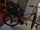 金武端自行车成人山地车公路赛车单车骑行变速超轻越野中学生初中青少年 顶配升级版-辐条轮-黑白色 27.5寸21速 实拍图