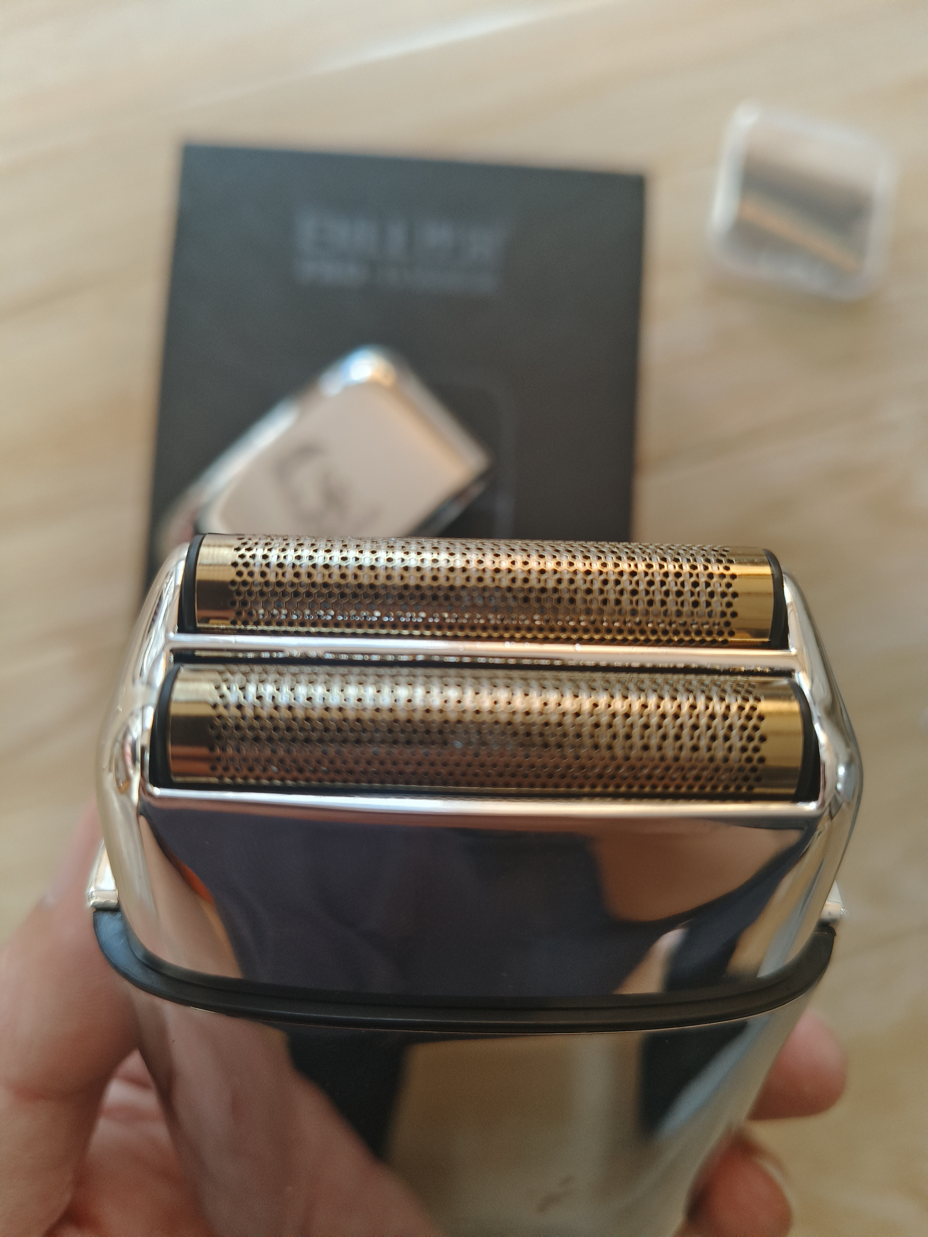 比尔增白器大功率推剪发廊理发店渐变修边男士剃光头剃须刀家用理发防水精修器两用剃须刀增白神器 比尔9731 银色+刀头2个 适用发廊 实拍图