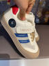 泰兰尼斯311春季新款幼儿园室内鞋女童防滑软底运动男童鞋子板鞋 白/蓝/红 预计5月下旬补货 29 适合脚长18.0cm 实拍图