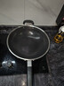 炊大皇炒锅有钛0氟不粘锅316L不锈钢不粘平底炒锅34cm 实拍图