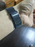 竞技者适于华为手表watch4/Pro表带watch3pro/GT5/GT4/GT3/GT6磁吸钛金属不锈钢手表带男款高级46/48 【升级】曜石黑-工字密网-掉色包赔22mm 实拍图