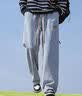 威觉牛仔裤男士新款夏季装直筒宽松裤子男青少年2026男生阔腿休闲裤 黑灰色 XL 码（110斤-145斤） 实拍图