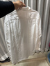 MUJI男式 汉麻水洗 长袖衬衫 男士衬衣外套上衣男款夏季 男装AC218A5S 白色 L (175/100A) 实拍图