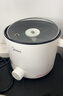 美的（Midea）电煮锅 电热锅 小电锅 宿舍小锅 学生寝室一体泡面小火锅多功能锅 1.7L 电煮锅小型1-2人 XZE1612 实拍图