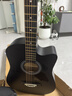 维卡斯（WEIKASI）民谣吉他初学者木吉他单板新手入门练习琴guitar吉它学生男女乐器 38英寸纯黑色+礼包【初学推荐】 实拍图