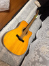 BROOK 布洛克v12吉他单板民谣吉他面单木吉他初学者乐器 41英寸复古色缺角V12G-DCM 实拍图