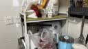 厨房多功能微波炉置物架台面烤箱电饭煲桌面收纳架子用品家用大全 【双层】方型白架枫樱木色 实拍图
