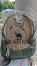 骆驼（CAMEL）户外轻便登山包专业徒步旅行旅游背包休闲运动学生双肩包 青草绿 实拍图
