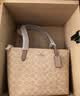 蔻驰（COACH）【品牌直供】女士FIONA24手提单肩托特包棕褐色CBT18礼物 实拍图