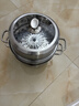 美厨（MAXCOOK）蒸锅 304不锈钢30CM三层蒸锅 加厚复底汤锅 燃气电磁炉通用 实拍图