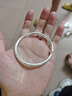 唯一（Winy）银手镯女款足银9999实心镯子纯银饰品生日礼物送妈妈女朋友老婆 实拍图