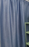 水星家纺窗帘遮光卧室全遮光布5A抗菌遮阳帘简易挂钩式1.8x2.0米1片蓝 实拍图