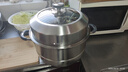 京东京造 蒸锅 大容量304不锈钢汤锅加厚炖蒸煮燃气灶家用 双层30cm 实拍图