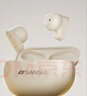 山水（SANSUI）W97 蓝牙耳机 真无线半入耳式音乐耳机 通话降噪运动跑步超长续航 适用于苹果华为小米 白 实拍图