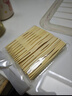 特美居（temeiju）水果叉一次性叉子月饼蛋糕竹制加厚点心叉外卖打包环保木叉100支 实拍图