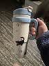 保温杯吸管巨无霸大容量冰霸杯女生高颜值水杯子 波点黄1000ml 实拍图