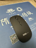联想（Lenovo）无线鼠标无线静音蓝牙鼠标可充电轻薄便携笔记本电脑ipad平板安卓苹果手机通用无线商务办公鼠标 黑色-双模版【左右静音按键】 无线蓝牙鼠标【Type-c充电/配充电线】 实拍图