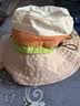 SHUKIKU儿童防晒帽防紫外线可调节太阳帽遮阳帽透气渔夫帽 黄蓝小象 M码 实拍图