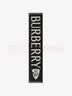 博柏利（BURBERRY）【礼物】围巾男女 徽标装饰羊毛围巾 黑色 实拍图