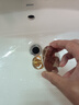 海立台面盆下水器洗手脸盆弹跳芯衣池不锈钢下水配件溢水孔通用MT241 实拍图