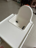 宜家（IKEA）ANTILOP安迪洛高脚椅宝宝餐椅婴儿餐椅儿童椅学坐椅多功能椅子 白色（含桌板）（座位尺寸：22*25cm） 实拍图