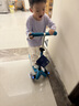 micro迈古micro儿童滑板车2-3-5岁宝宝溜溜车小孩男女滑步车踏板车童车 【湖蓝-LED轮】身高85-110CM 实拍图