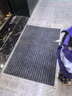 柏能条纹入户地垫门口地毯入户门脚垫进户门口地垫可裁剪灰色80x120cm 实拍图