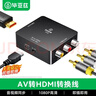毕亚兹 AV转HDMI线转换器 3RCA莲花头转HDMI转接器USB供电 AV接口转换线游戏机机顶盒DVD电视 实拍图