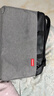 联想（Lenovo）笔记本电脑包16英寸公文包出差商务旅行包适用苹果小新拯救者防泼水手提包 加厚款灰色 实拍图