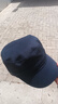 男士户外休闲棉质平顶帽气眼金属方标遮阳透气可调节鸭舌帽子 藏青色 可调节 实拍图