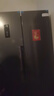 上菱447升对开门冰箱双开门 宽70厘米一级能效变频风冷家用电冰箱以旧换新BSE447PWL 实拍图